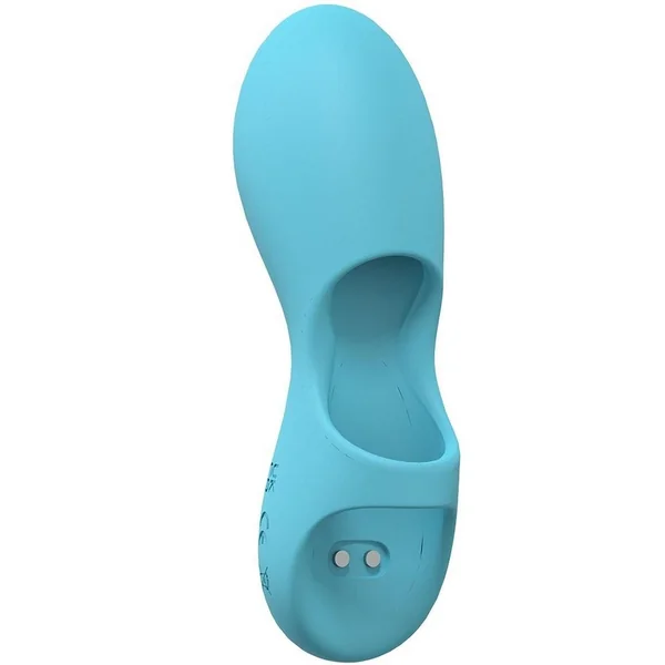 LoveLine Joy Rechargeable Silicone Finger Vibrator – Blue