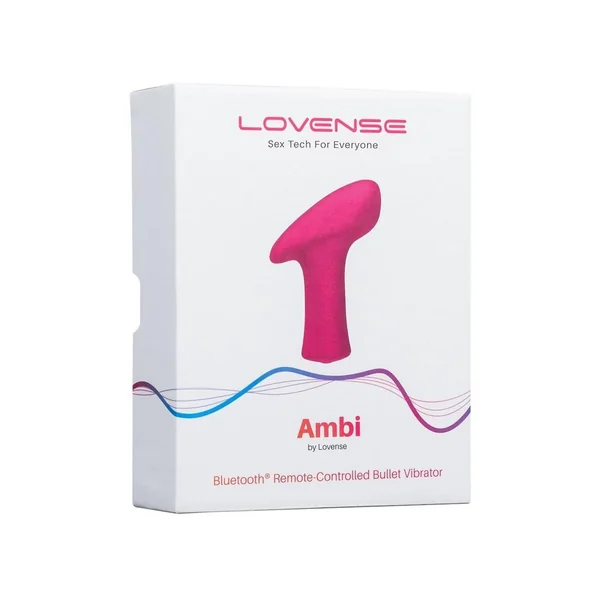 Lovense Ambi Remote Controlled Silicone Bullet Vibrator