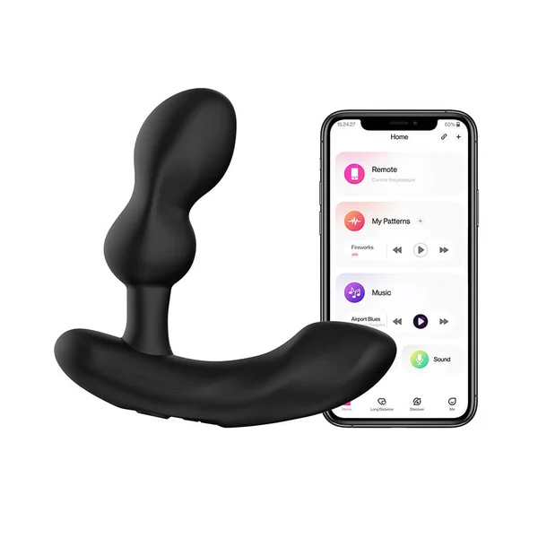 Lovense Edge 2 App Controlled Flexible Vibrating Silicone Prostate Massager