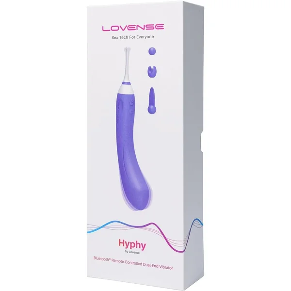 Lovense Hyphy Remote Controlled Silicone Dual End Vibrator
