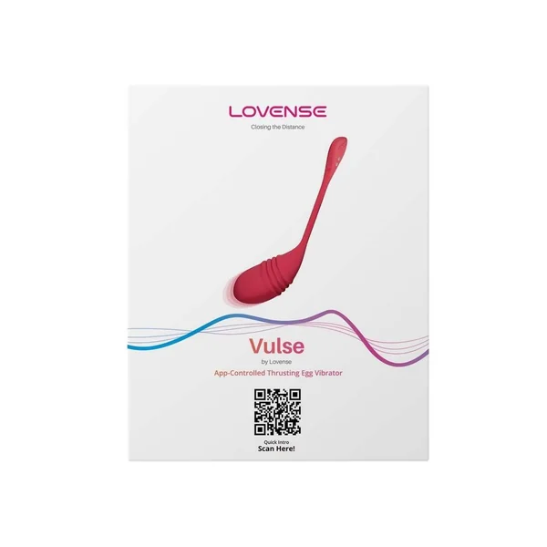 Lovense Vulse Rechargeable Silicone Egg Vibrator