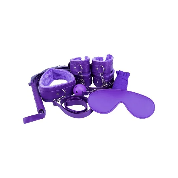 Loving Joy Beginner’s Bondage Kit Purple (8 Piece)