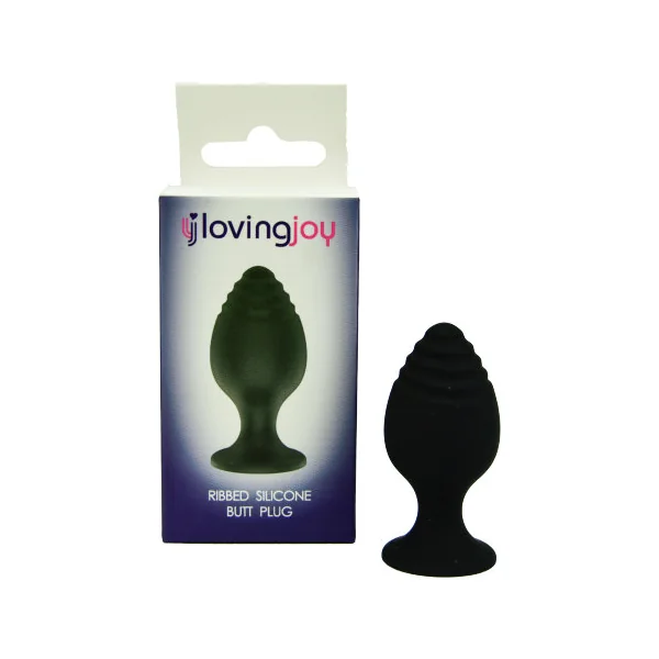 Loving Joy Small Silicone Butt Plug – Ribbed Tip