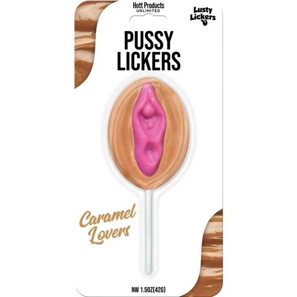 Lusty Lickers Pussy Lickers Caramel Lovers Lollipop