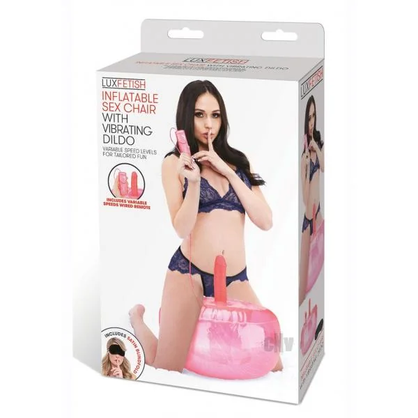 Lux F Inflatable Sex Chair W/vibe Dildo