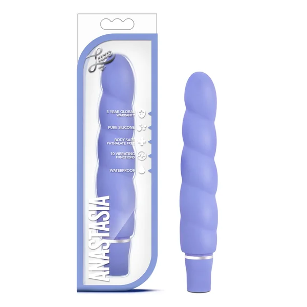 Luxe Anastasia Periwinkle 5.25 Inch Vibrating Toy