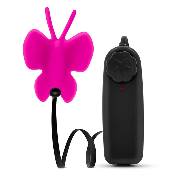 Luxe Butterfly Teaser Vibrating Clitoral Stimulator Fuchsia