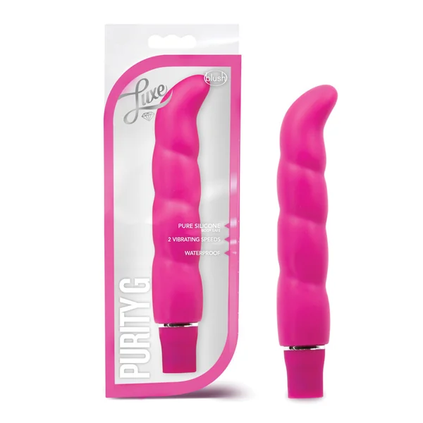 Luxe By Blush® | Purity G G-Spot Pink 6.25-Inch Vibrator