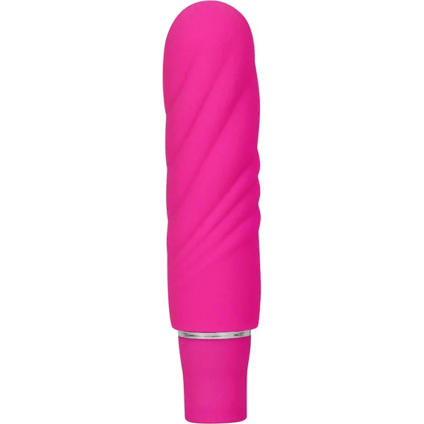 Luxe Nimbus Mini Silicone Vibrator – Pink