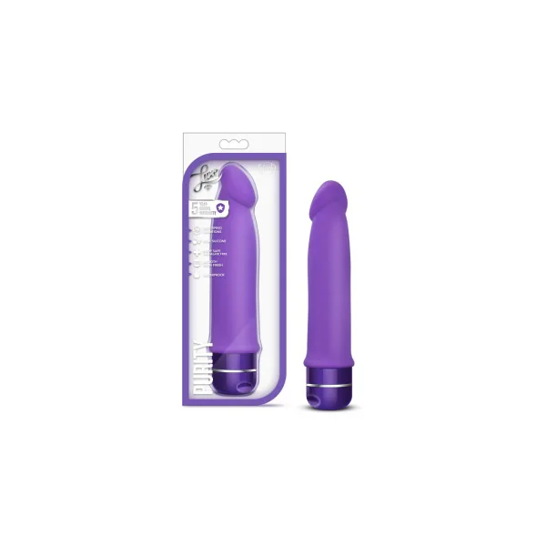 Luxe Purity Silicone Vibrator, Purple