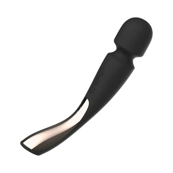 Luxury Wand Vibrator Sex Toy Lelo Smart Wand 2 Medium Black