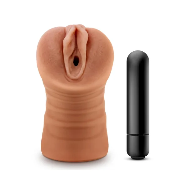 M For Men Julieta Vibrating Masturbator with Bullet - Pussy
