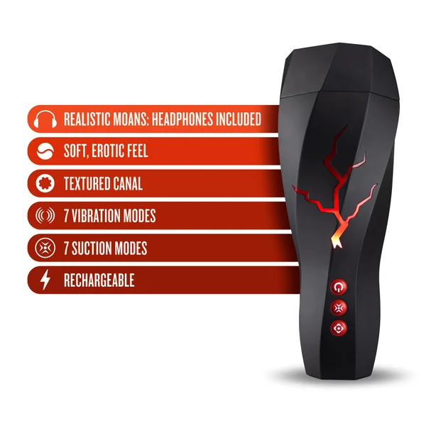 M For Men Storm (White) – Ribbed Masturbator Cup