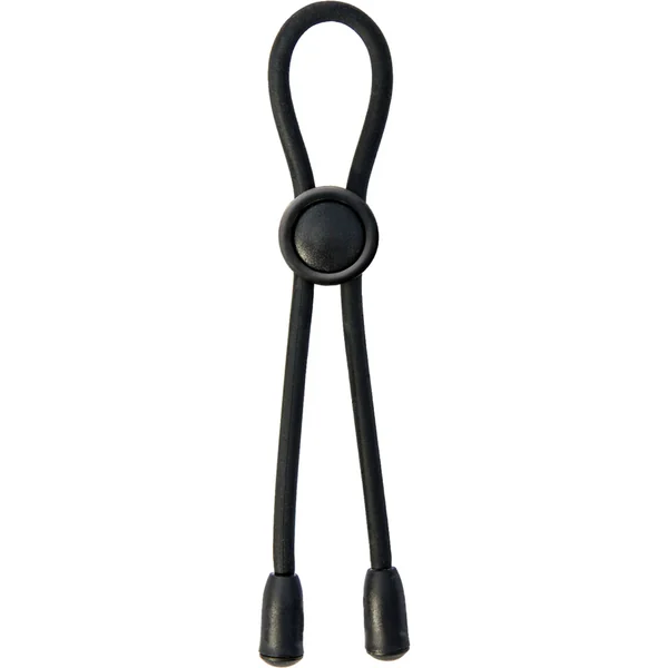 Mack Tuff Adjustable Silicone Cock Tie Black
