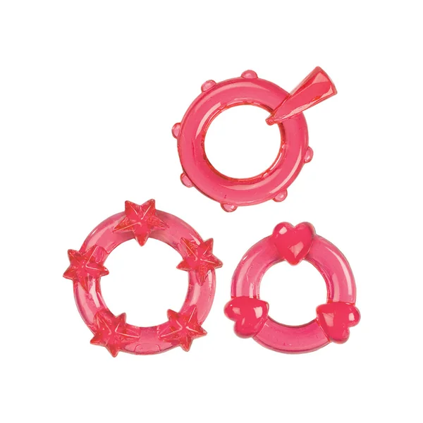 Magic C Rings Cock Rings (3 Piece Set) – Red
