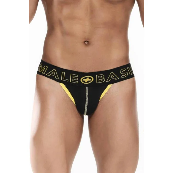 Male Basics - Neon Jockstrap - Yellow - MBN04