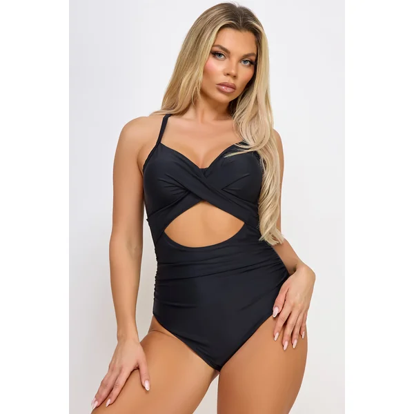 Marilyn Front Cutout One Piece Swimsuit