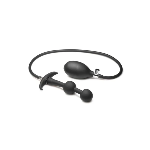 Master Series Ass Rattler Weighted Inflatable Silicone Anal Plug