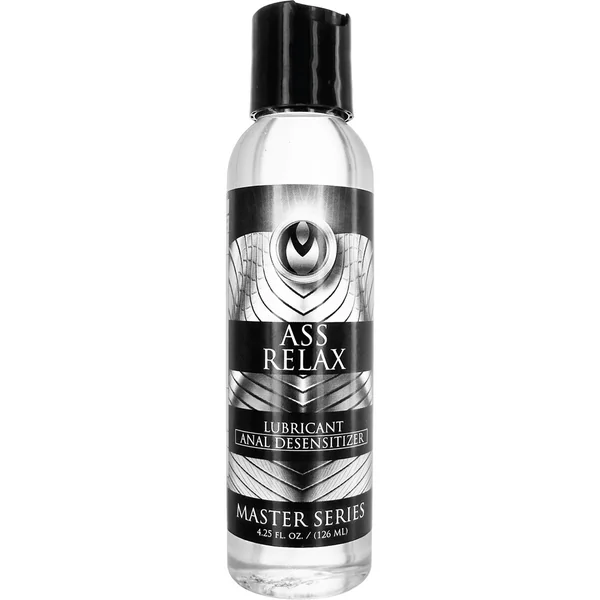 Master Series Ass Relax Water Based Desensitizing Lubricant 4.25oz