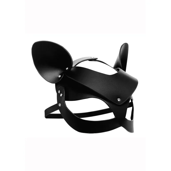 Master Series Bad Kitten Leather Cat Mask