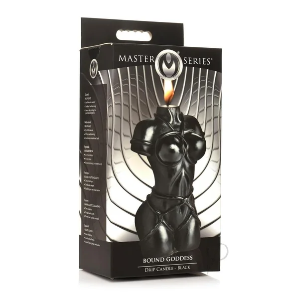 Master Series Bound Goddess Drip Candle - Black