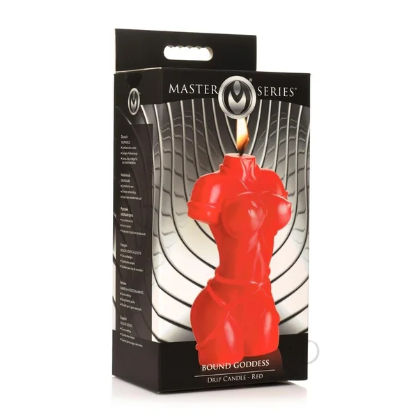 Master Series Bound Goddess Drip Candle - Red