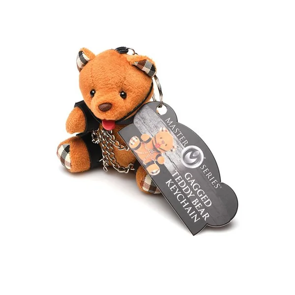 Master Series Gagged Teddy Bear Keychain*