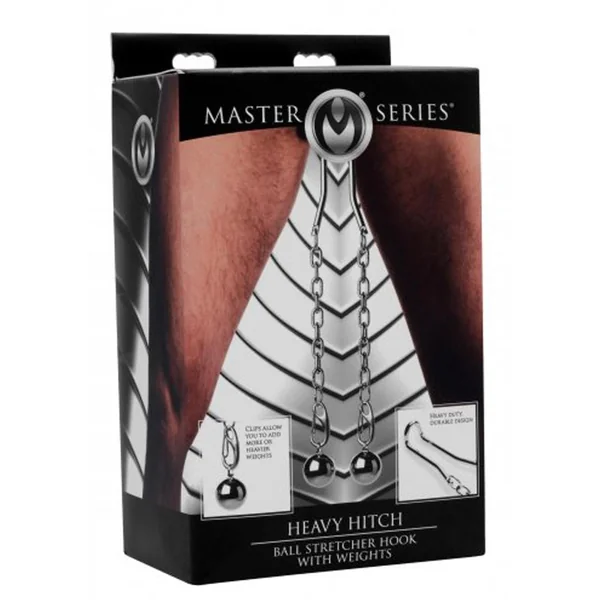 Master Series Heavy Hitch Ball Stretcher Hook with Weights - Silver