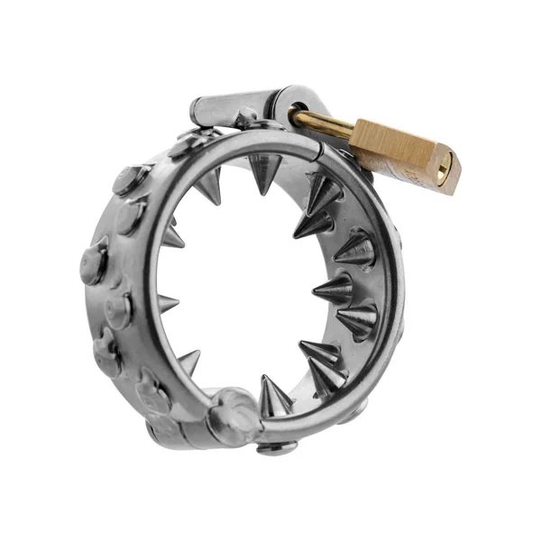 Master Series Impaler Locking CBT Ring With Spikes Metal