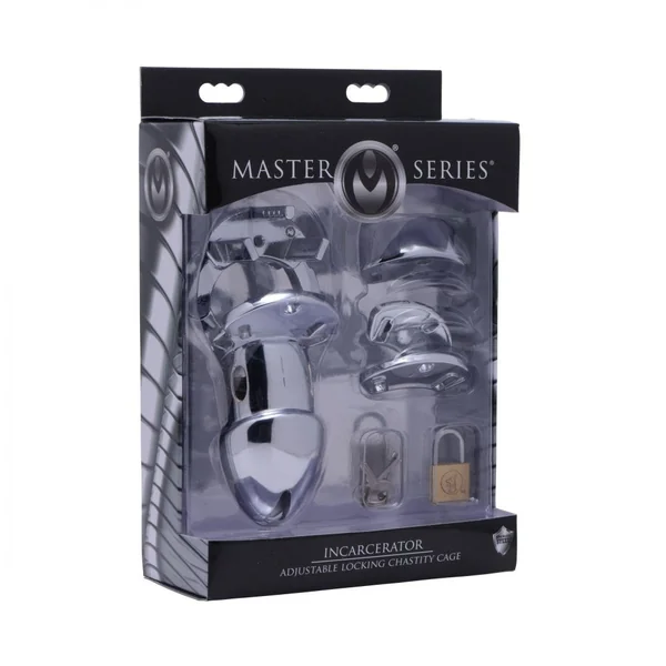Master Series Incarcerator Adjustable Locking Chastity Cage