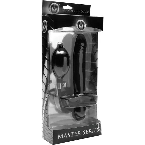 Master Series Incubus Inflatable Gag with Dildo - Black