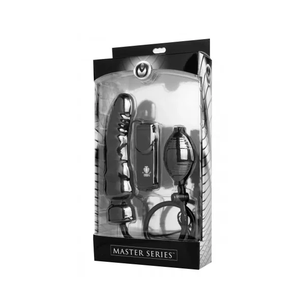 Master Series Masters Ravage Vibrating Inflatable Penis