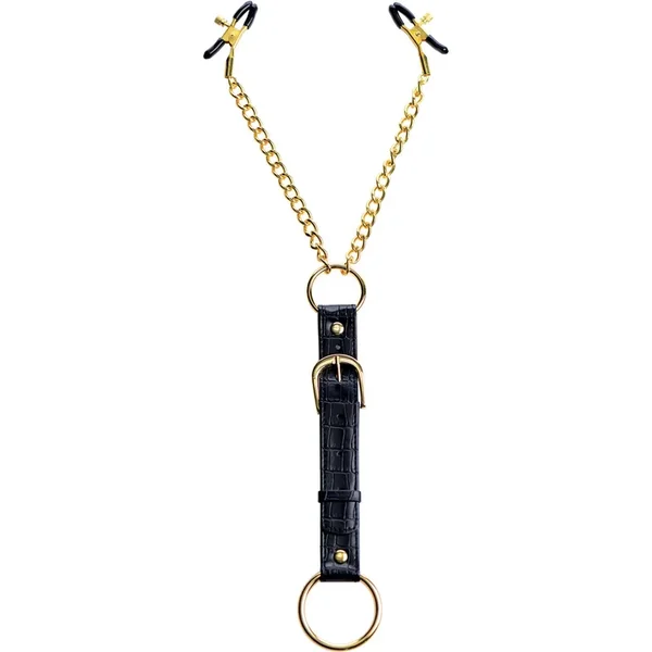 Master Series Penitentiary Nipple Clamps and Cock Ring
