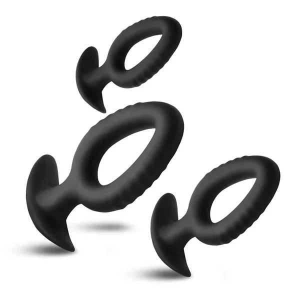 Master Series Pop Plugs - 3-Plug Anal Trainer Kit to XXL