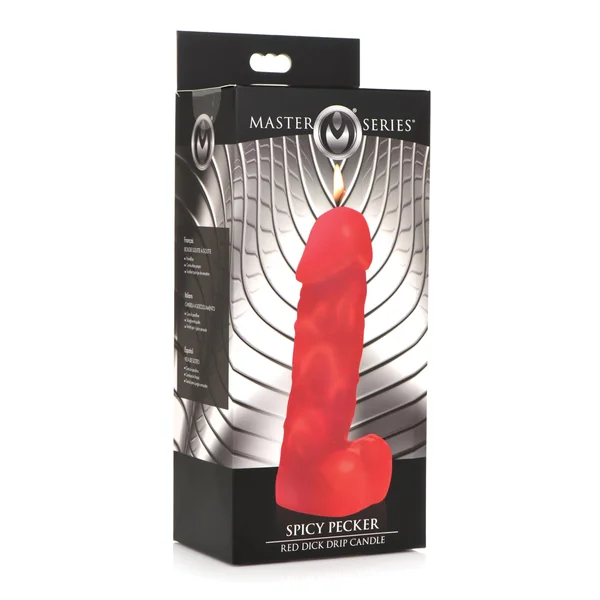 Master Series Spicy Pecker Dick Drip Candle - Red