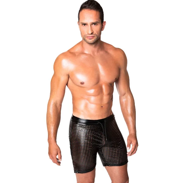 Mayhem Power Wetlook Lasercut Shorts