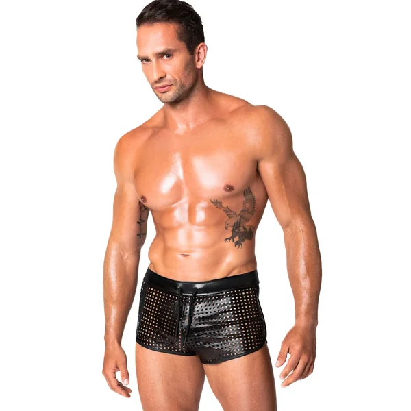 Mayhem Power Wetlook Lasercut Shorts