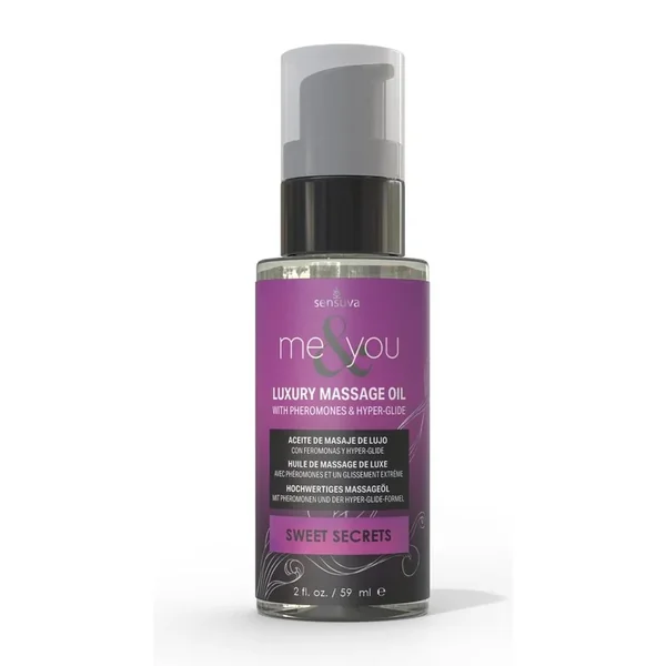 Me and You Pheromone Infused Luxury Massage Oil Sweet Secrets