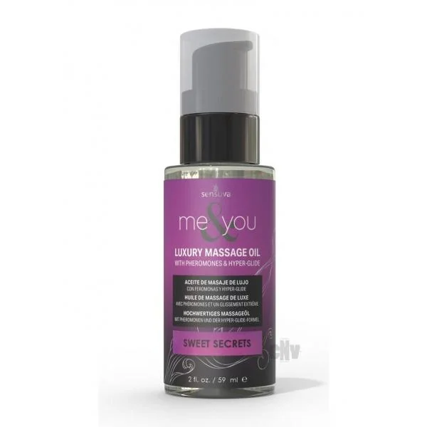 Me & You Massage Oil Sweet Secrets 2 Oz