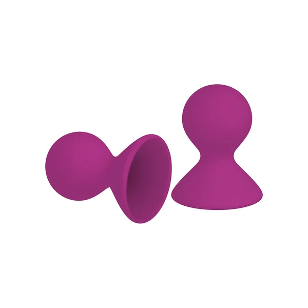 ME YOU US Dual Masseuse Silicone Nipple Suckers – Purple