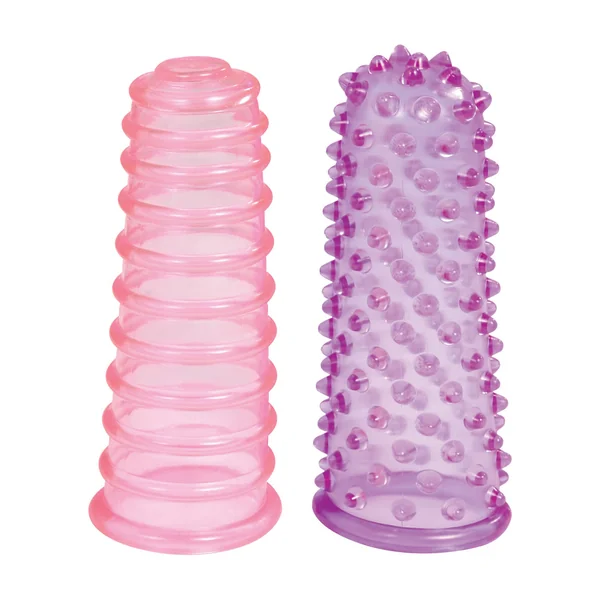 ME YOU US Lust Textured Finger Sleeves – Pink/Purple