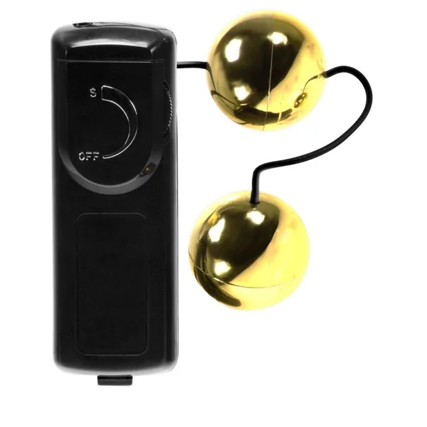 Me You Us Orgasm Balls Vibrating Love Balls Gold