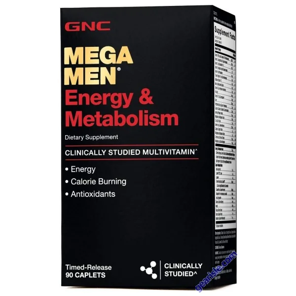 Mega Men Energy Metabolism 90 Caplets by GNC