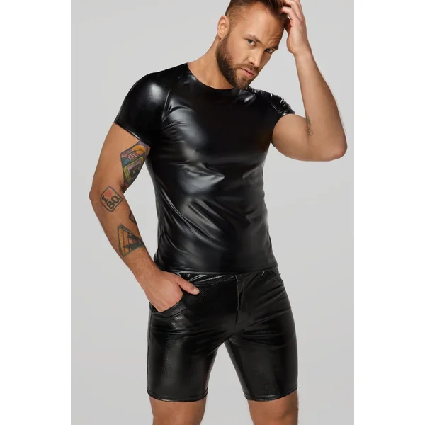 Men's Wetlook T-Shirt With Snake Wetlook Sleeves