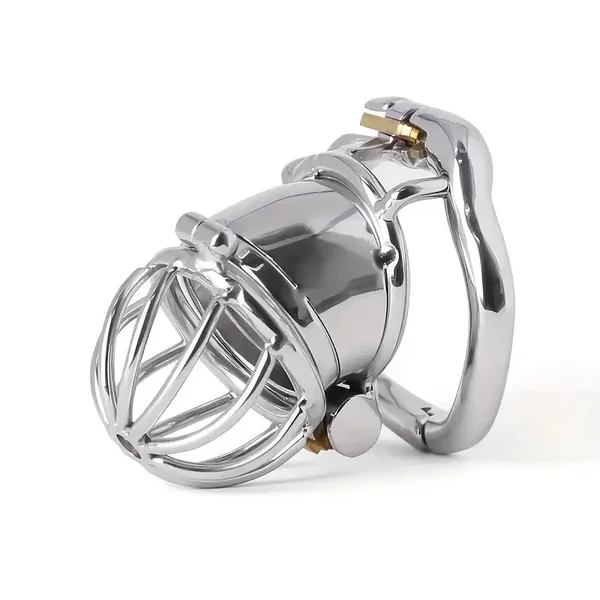 Metal Stainless Steel Openable Breathable Penis Chastity Cage Restraint Device