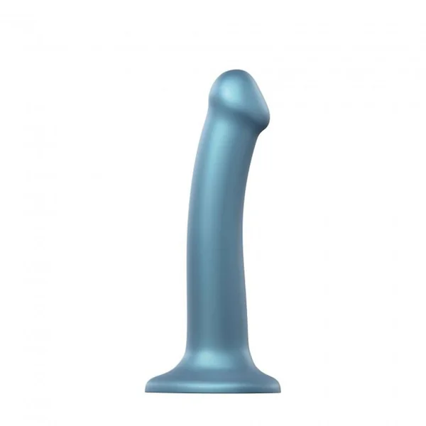 Metallic Shine Blue Dildo