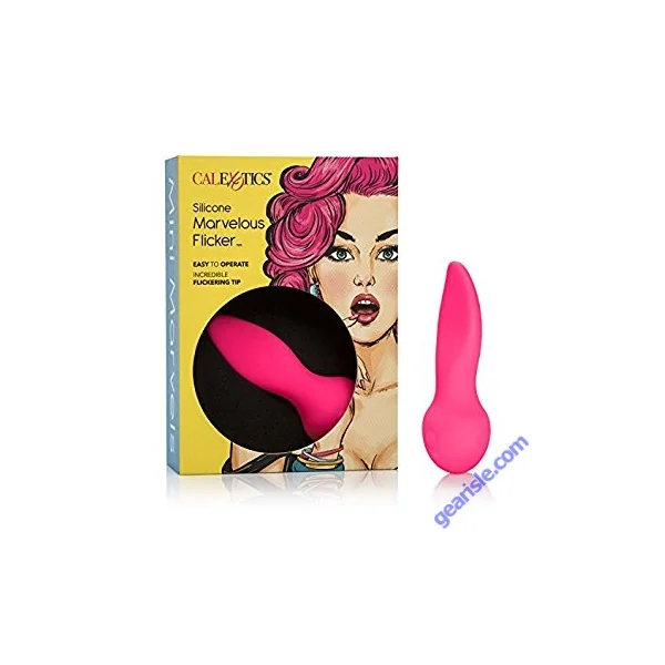 Mini Silicone Marvelous Flicker Vibration Hot Pink Cal Exotics