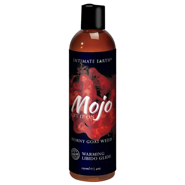 MOJO Warming Horny Goat Weed Libido Water-based Glide 4oz-120ml