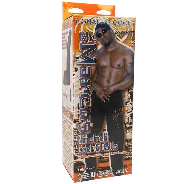 Mr. Marcus 9 Inch Cock & Balls Vac-U-Lock