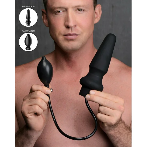 Ms. Ass-Pand Large Silicone Inflatable Expandable Butt Plug